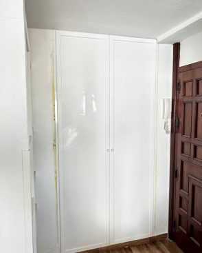armario empotrado aluminio blanco