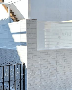 vallas aluminio blanco exteriores